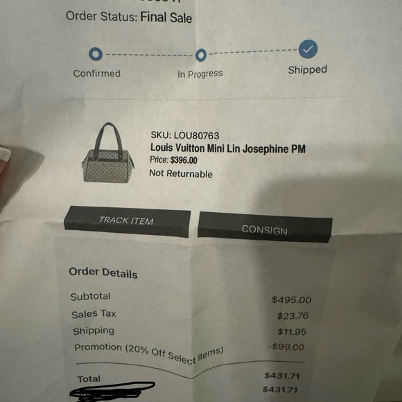 Vintage Josephine PM Louis Vuitton Bag - Picture 6 of 6